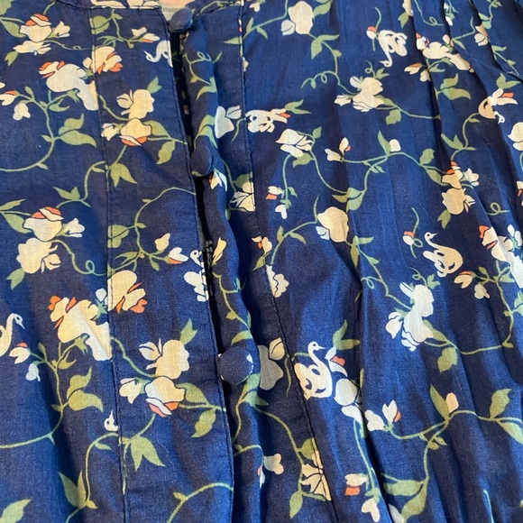 Quicksilver Floral Cotton Dress, Size M - Picture 9 of 11